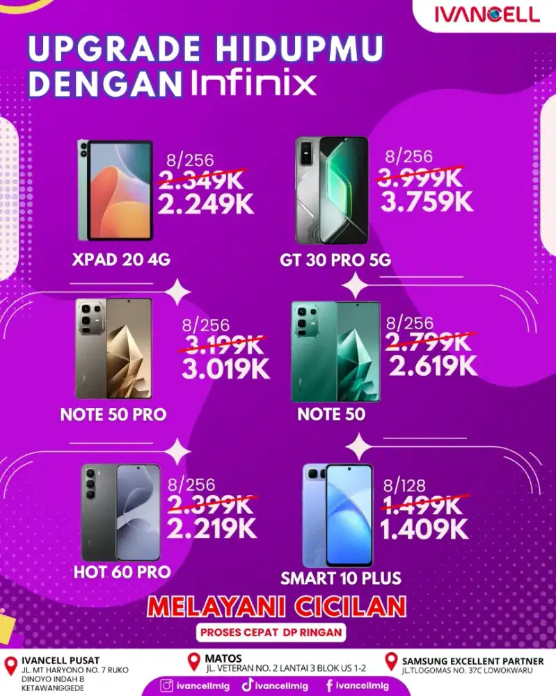 INFINIX GT 30 PRO 5G RAM. 8/256 NEW mewah