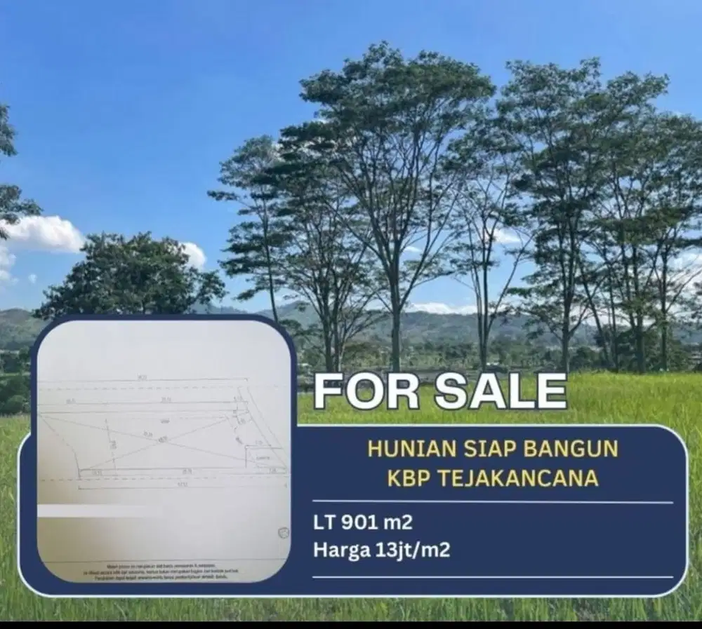 Murah Tanah kavling view danau kota baru parahyangan, bandung