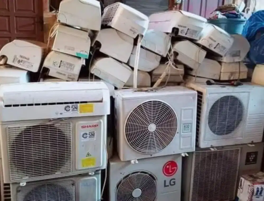 Terima ac bekas rusak mati