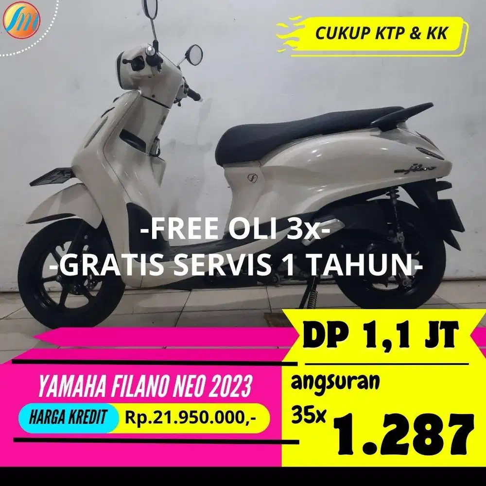 YAMAHA GRAND FILANO NEO 2023 KREDIT MURAH ANGSURAN RENDAH BERGARANSI