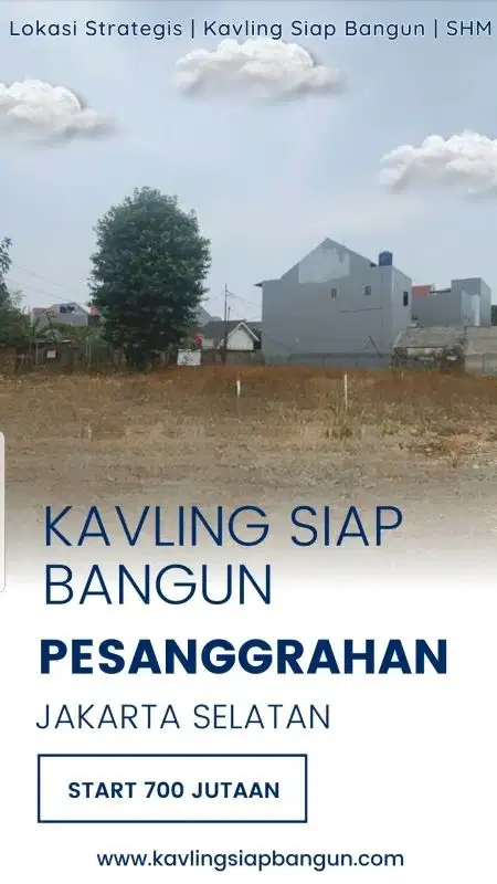 Dijual Kavling di Pesanggrahan Jakarta Selatan