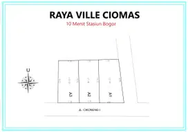 Tanah Kavling Murah Ciomas Legalitas SHM Dekat Terminal Laladon