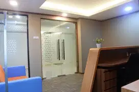 PALING MURAH di The Mansion  kantor 210 m2 full furnished 4 in 1