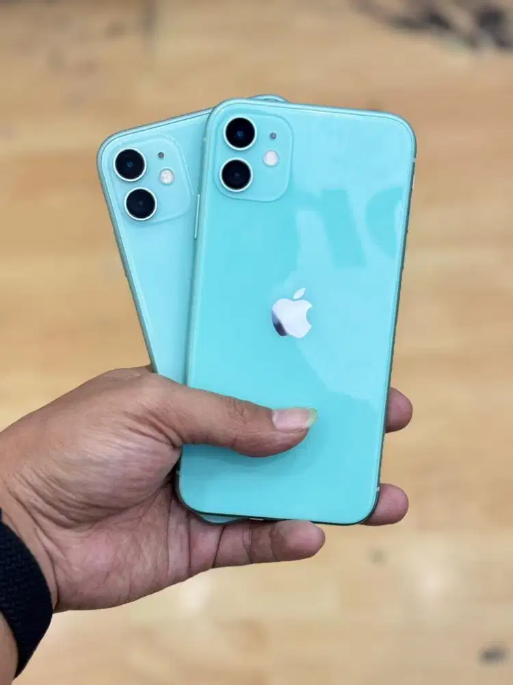 Iphone 11 128Gb Green second all operator mulus no minus fullset