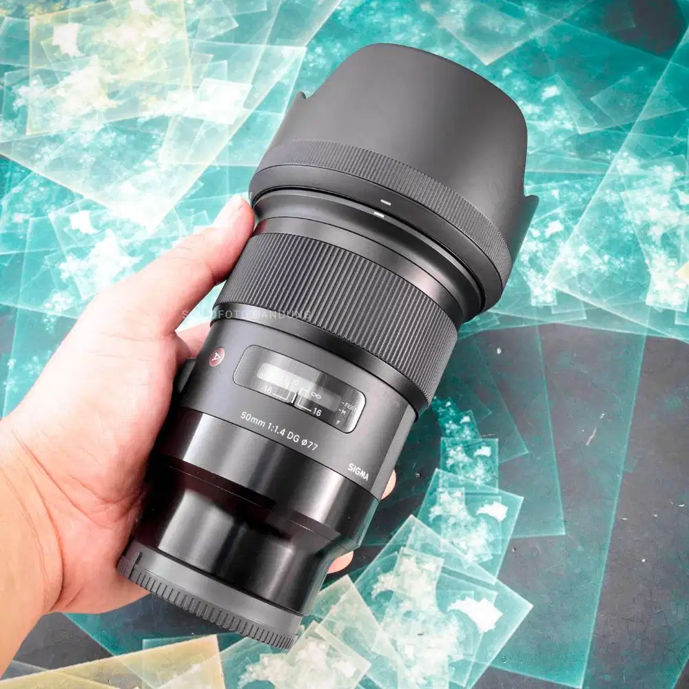 Sigma 50mm F1.4 DG HSM Art for Sony. Fullset Mulus Sekali
