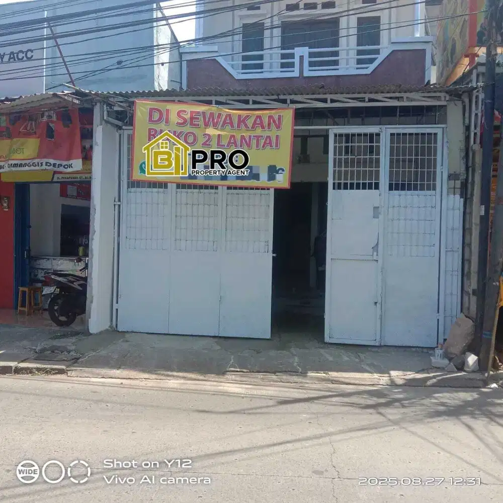 Jual atau sewa ruko pekapuran depok