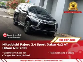 [ GARANSI 5TH ] Mitsubishi Pajero 2.4 Sport Dakar AT Hitam 2019 2020