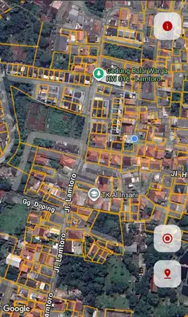 Di jual tanah kavling hadap jalan di Ciater Tangsel