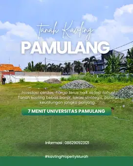 Tanah Kavling Pamulang Dekat Dengan Kampus