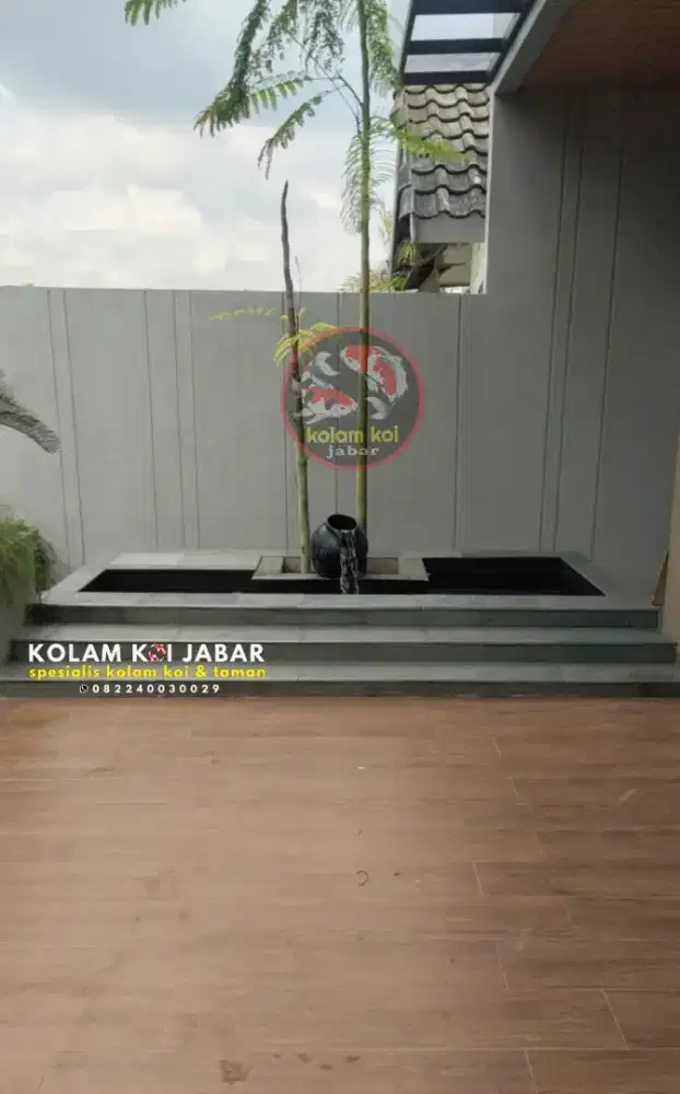 Kolam koi permanen