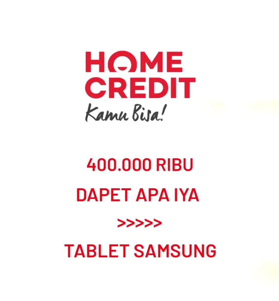 PROMO CICILAN DP 0 ADM 0 BUNGA 0% SYARAT KTP SAMSUNG TABLET