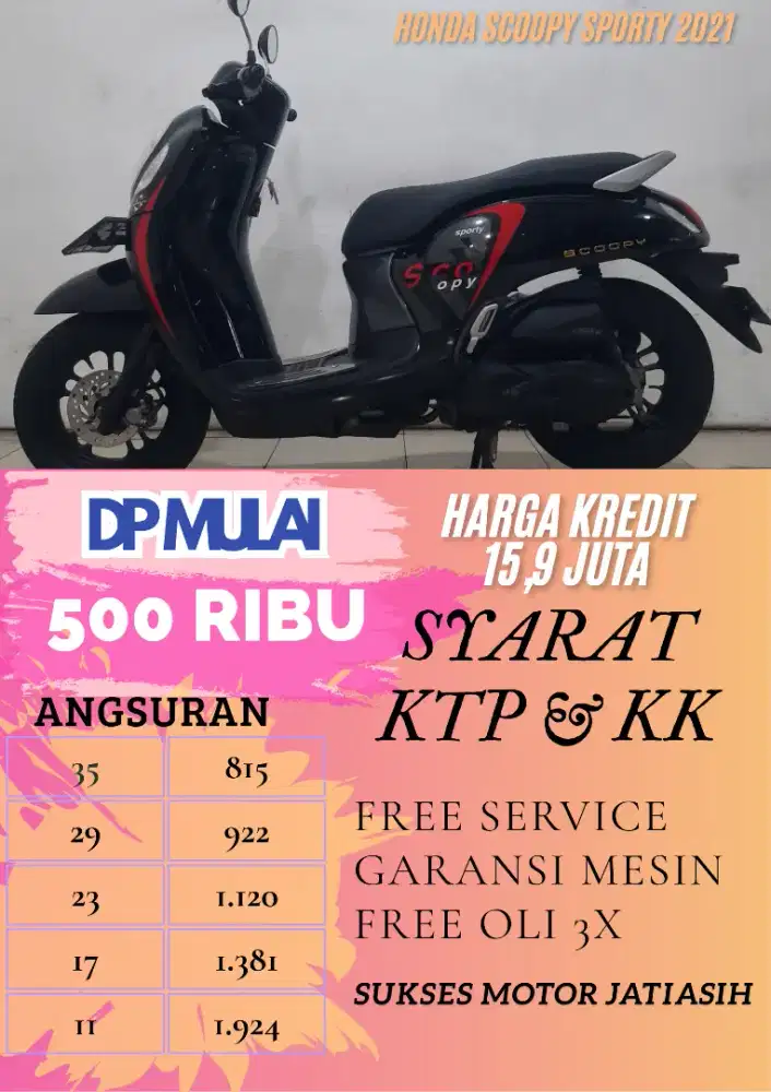 HONDA SCOOPY SPORTY 2021
