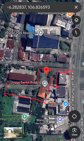 Jual sesuai NJOP tanah pejaten dan masih nego