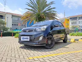 TDP 5,JT Kia Picanto 1.2 SE Bensin-AT Hitam  2014