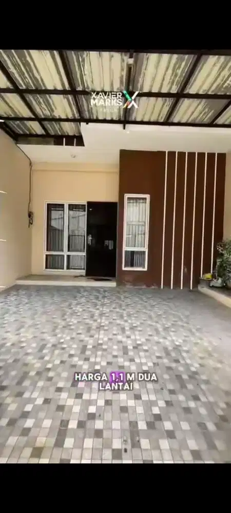 DIJUAL rumah 2 lt 6 x 11 m2 dekat Metland Puri, Green Lake, ada  2 kt