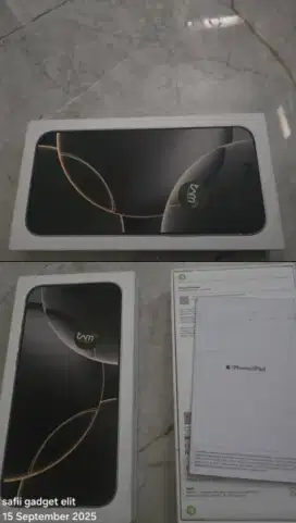 Jual/tt iphone 16 promax 256gb ibox  16 pro max  new