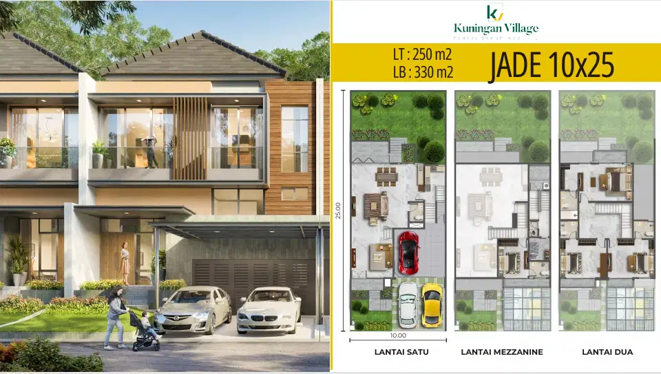 DIJUAL RUMAH KUNVIL PIK2 TIPE JADE 10X25 2.5LT 4+1KT LOKASI STRATEGIS