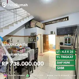 dijual murah rumah cantik siap huni daerah mandala