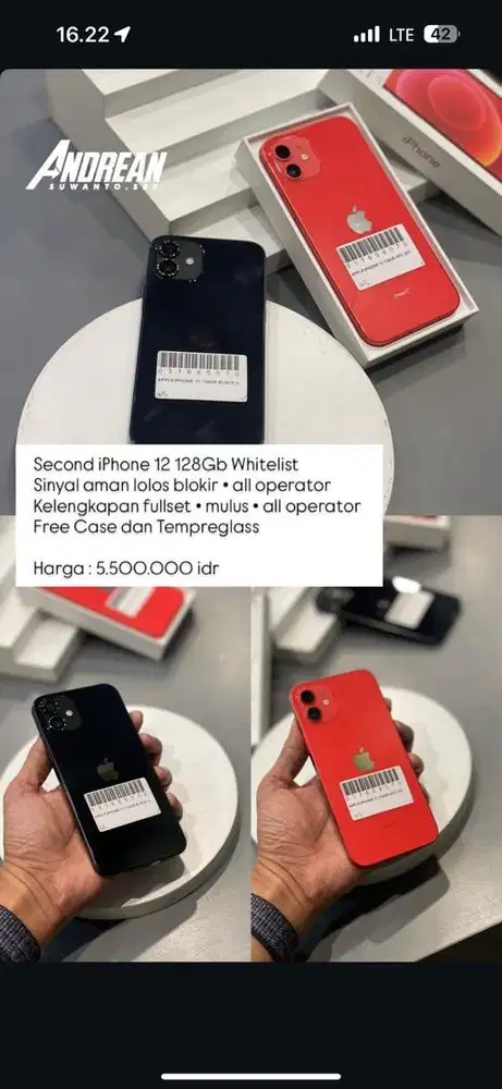 Second iPhone 12 128Gb Whitelist