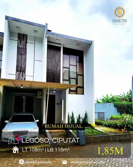 Dijual rumah minimalis 2 lantai Legoso residence Ciputat Tangsel