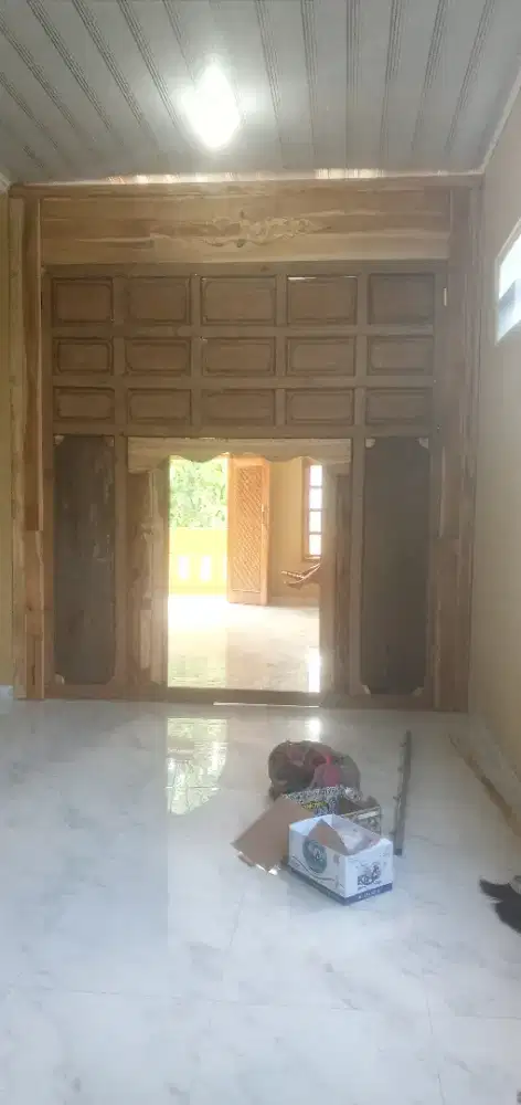 Gebyok sekatan kuno, gebyok kayu jati kuno
