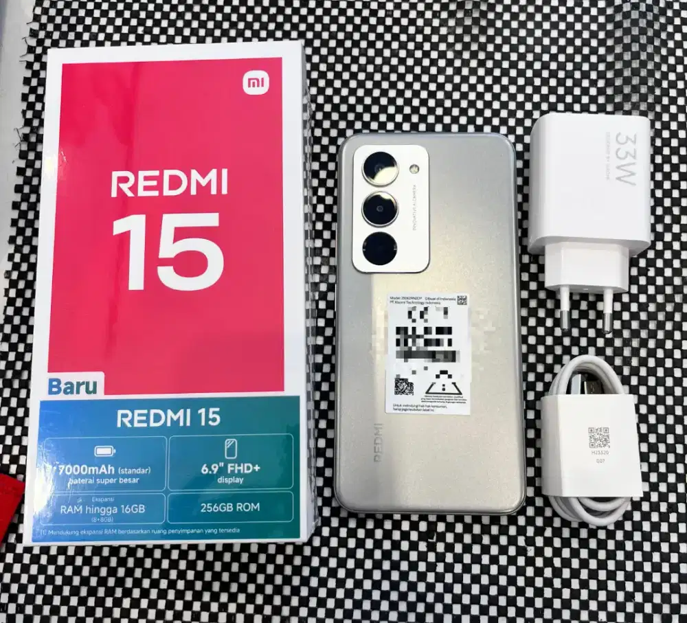 REDMI 15 RAM 8+8/128 NFC BISA KREDIT TANPA DP BUNGA MULAI 0%