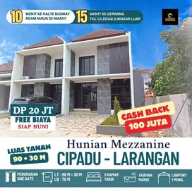 769.Beli rumah dpt bonus tanah 30 meter plus cashback 100 Juta Cipadu
