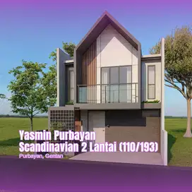 Rumah Scandinavian di Purbyan, Gentan - Luas 110/193 + Kolam Renang