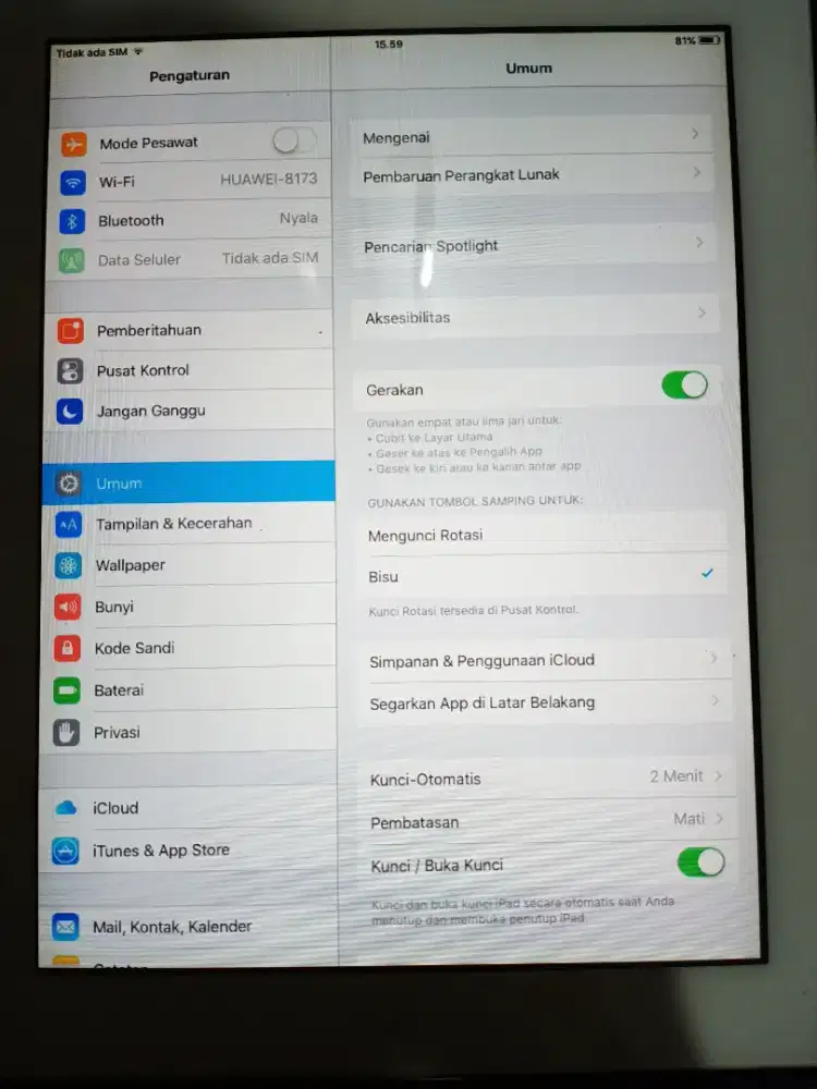 IPAD 32 ORI BISA SIM CARD DAN WIFI BERFUNGSI NORMAL ORI