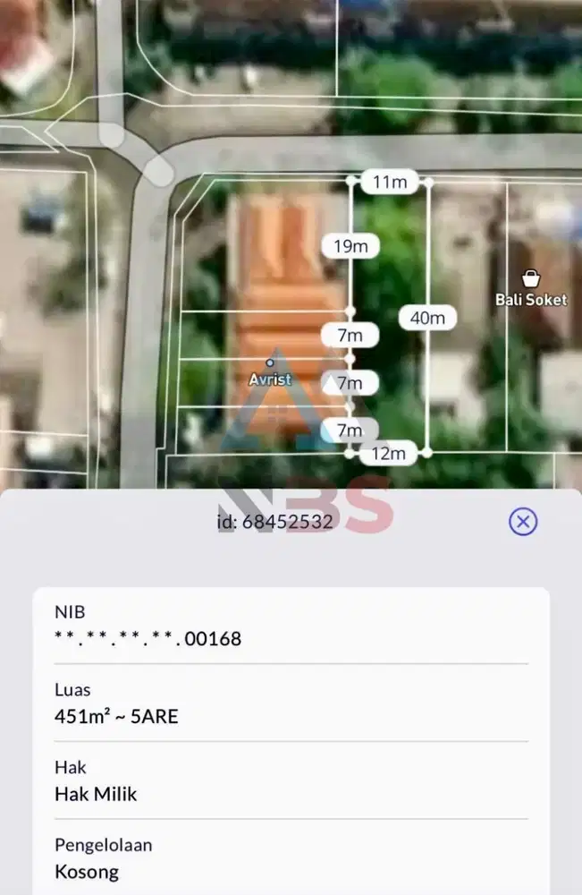 DIJUAL SATU-SATUNYA KAVLING