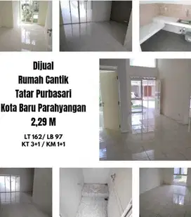 Termurah! Rumah Cantik di Tatar Purbasari Kota Baru Parahyangan