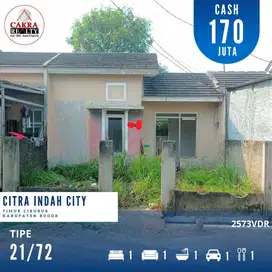 Dijual rumah dicitra indah city bangunan masih standar tinggal poles