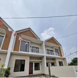 DIJUAL RUMAH SCANDINAVIAN SIAP HUNI FREE BIAYA ALL IN BEBAS BANJIR