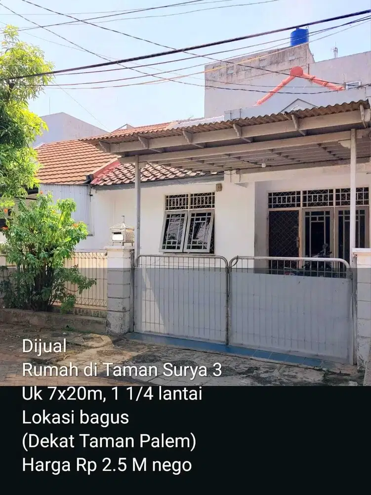 DIJUAL CEPAT RUMAH DI TAMAN SURYA 3