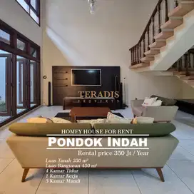 HOMEY HOUSE FOR RENT PONDOK INDAH