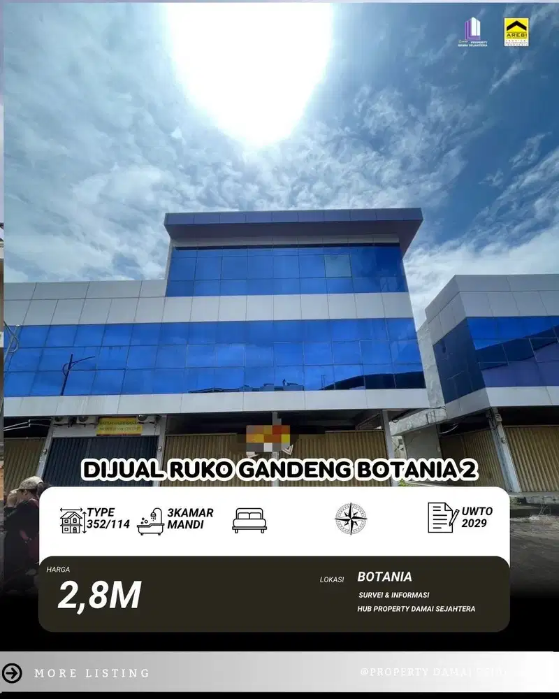 Ruko gandeng Botania 2 !! Dijual