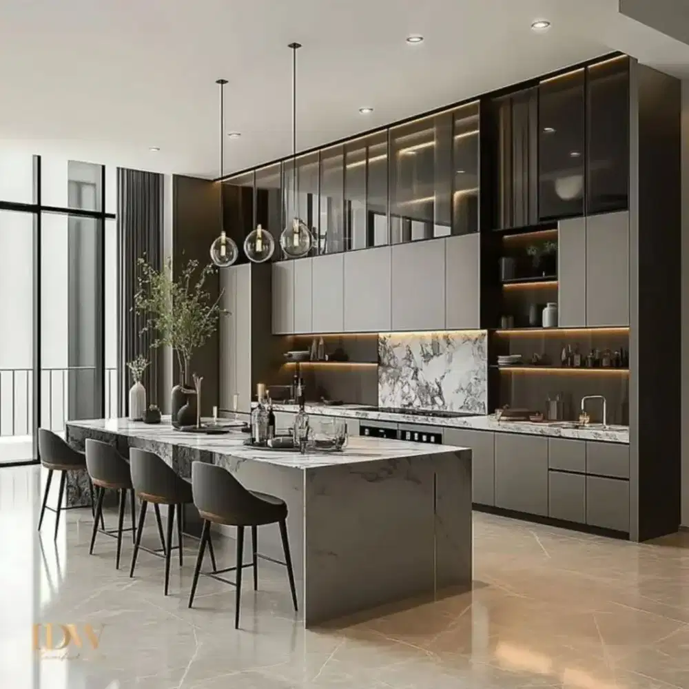 Kitchen set minimalis Lemari pakaian Bedroom set wallpanel