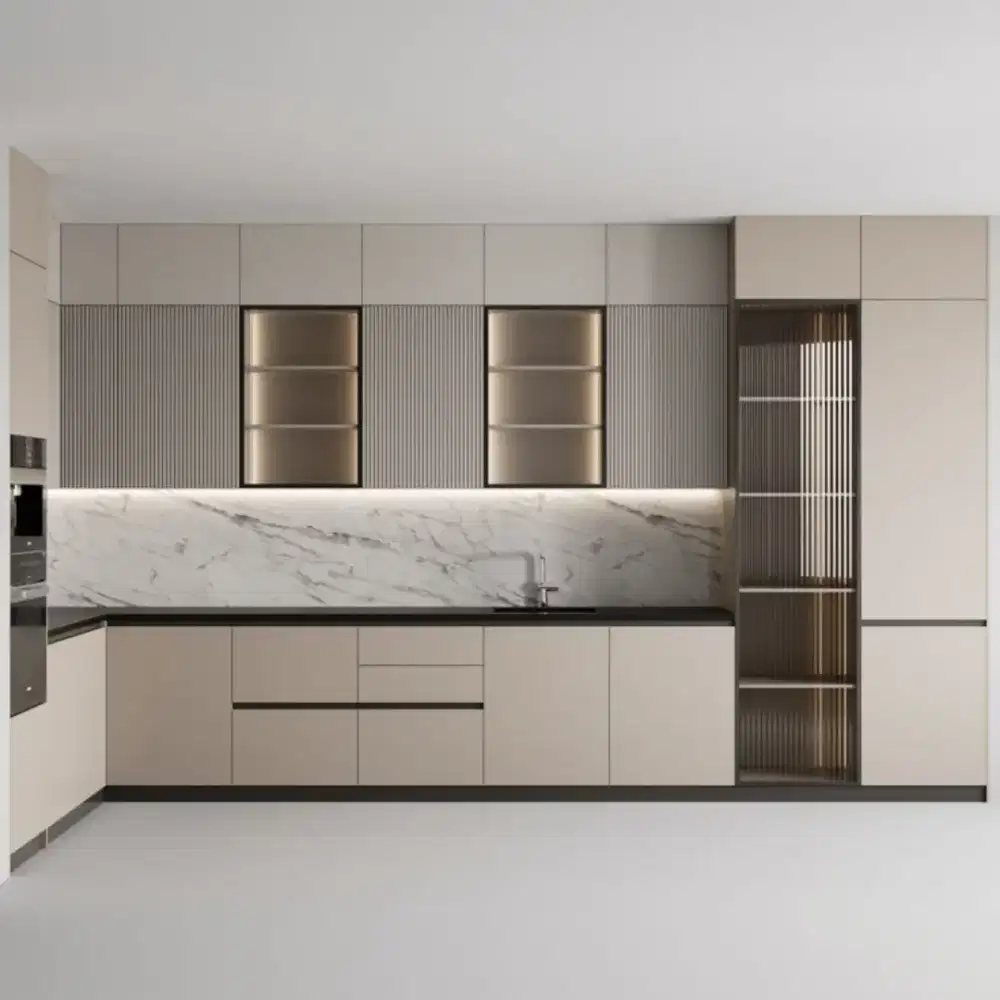 Kitchen set minimalis Lemari pakaian Bedroom set wallpanel wallpaper