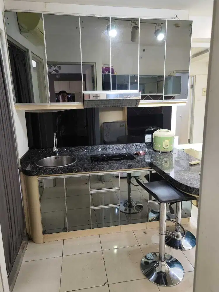Dijual Apartemen Green BAy PLuit Tower D Lt 28  Type 2 Br luas  35 m2