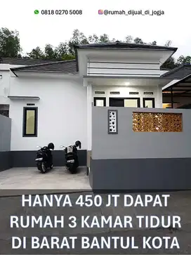 Rumah Dijual dekat Pasar Bantul Kota di Guwosari Siap Huni