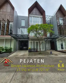 DIJUAL RUMAH MODERN JAPANESE DI PEJATEN