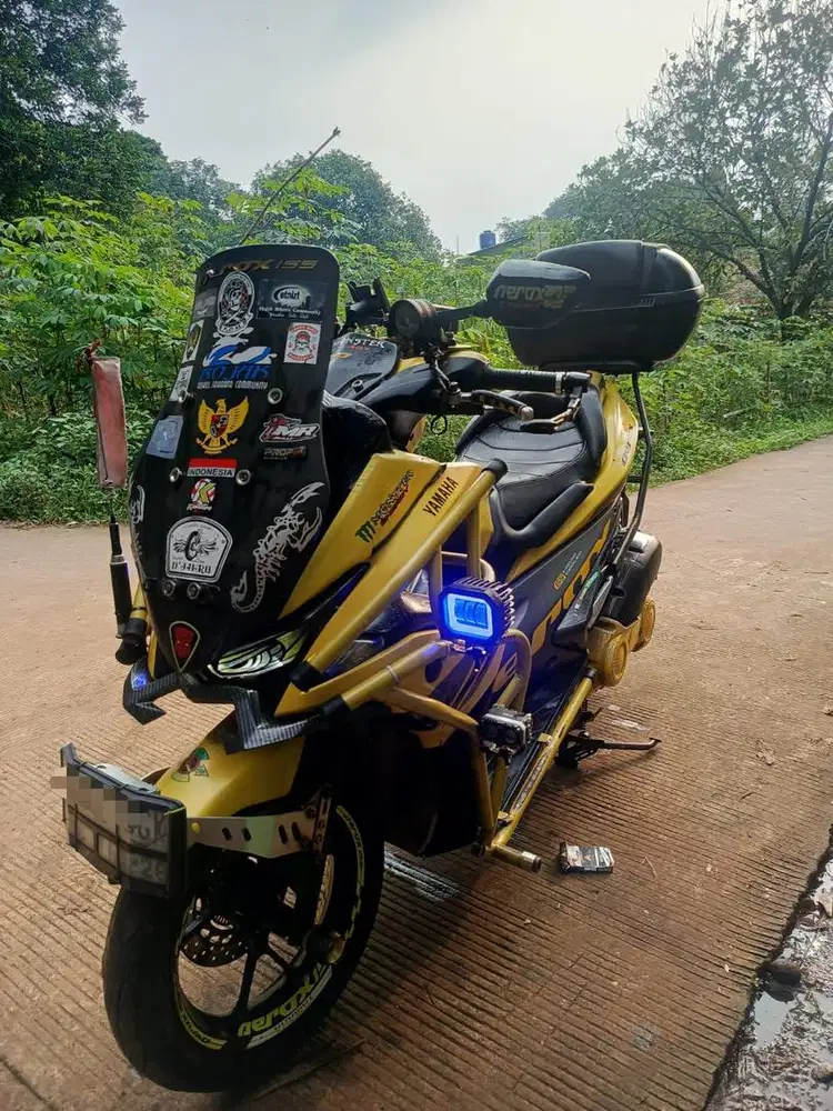 aerox 2018 kuning