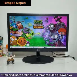 Led monitor LG 19inch normal siap pakai