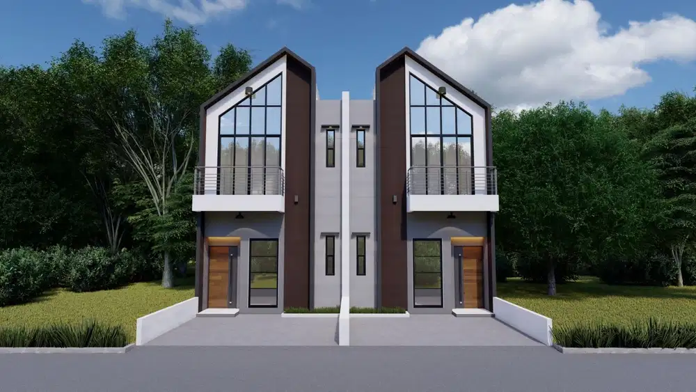 Rumah Scandinavian 2 Lantai Bisa Custom Dekat Stasiun Citayam