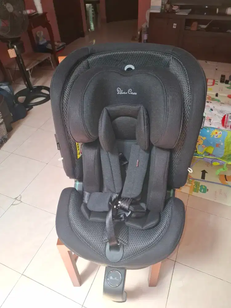 Carseat Silver Cross Motion All Size 360 Car Seat Black