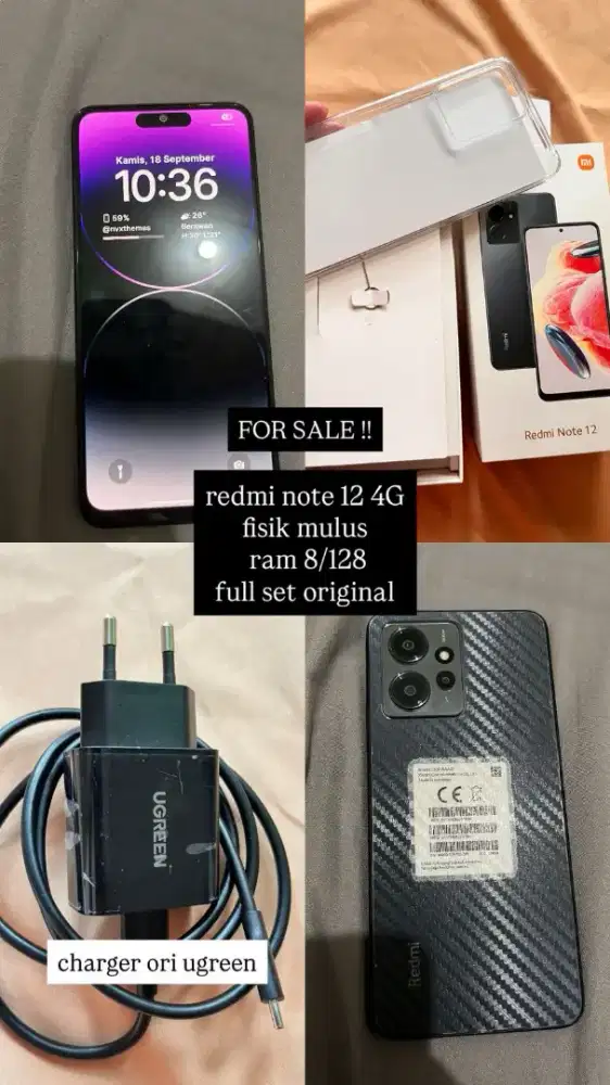 Redmi note 12 4g 8/128