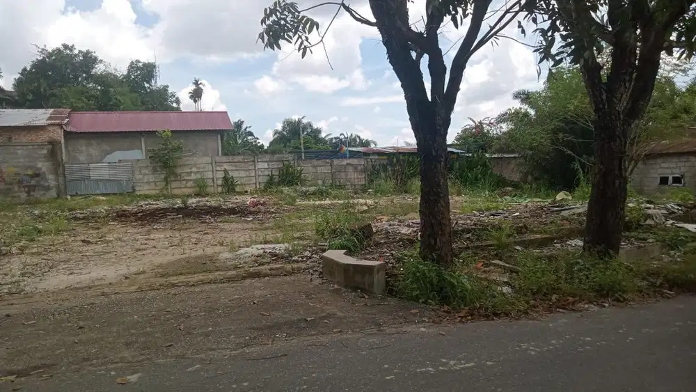Tanah murah 648m2 Daerah jl Harapan Raya
