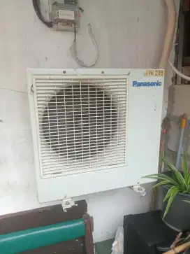 Jual AC panasonic 1pk minus compressornya mati hidup freon kosong
