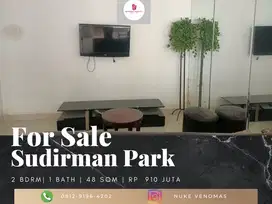 Dijual Apartement Sudirman Park 2 BR Furnished Bagus View Selatan