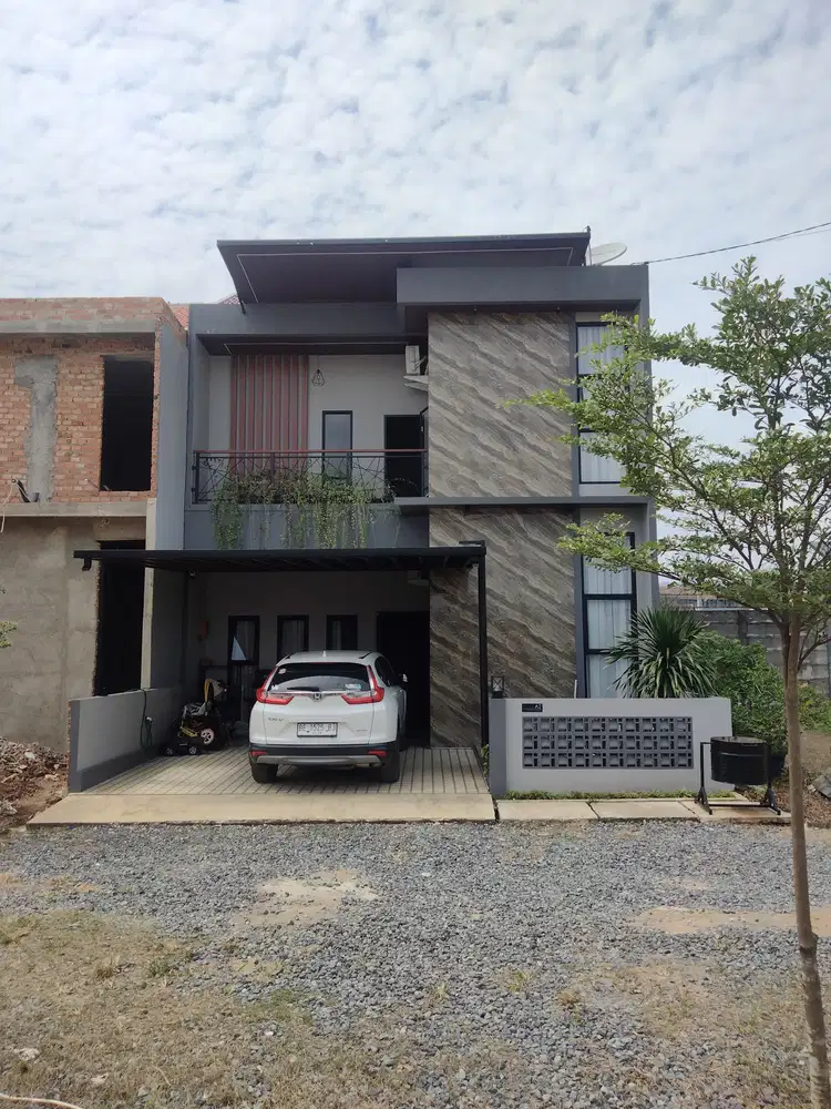 VILLA DZIKRA VILLAGE RUMAH 2 LANTAI HARGA PROMO FREE KANOPI ALDERON